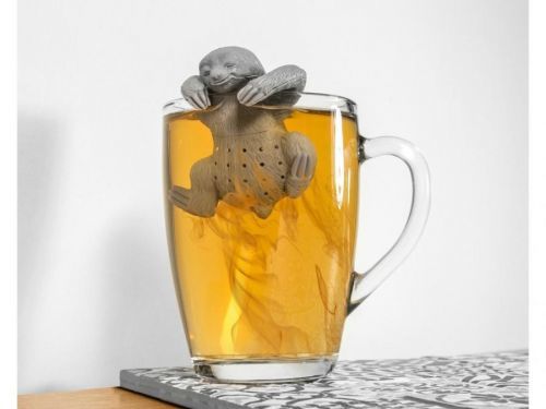 Silikonové čajové sítko - lenochod