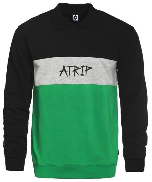 Mikina Horsefeathers Sid Atrip fern green L