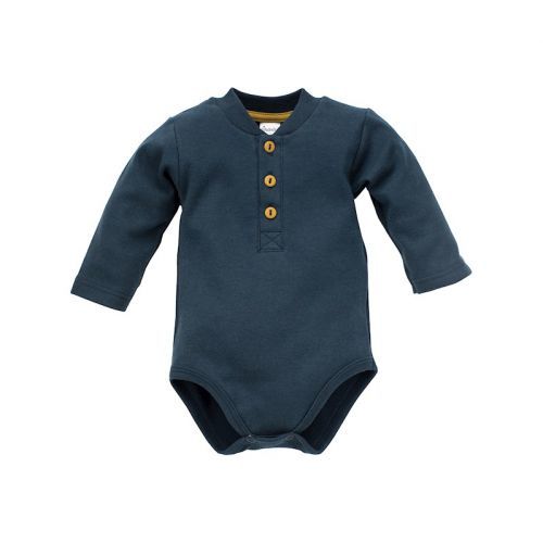 PINOKIO Body polo dlouhý rukáv Secret Forest vel. 86 navy