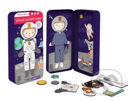 Cestovní magnetické puzzle - astronaut - MierEdu