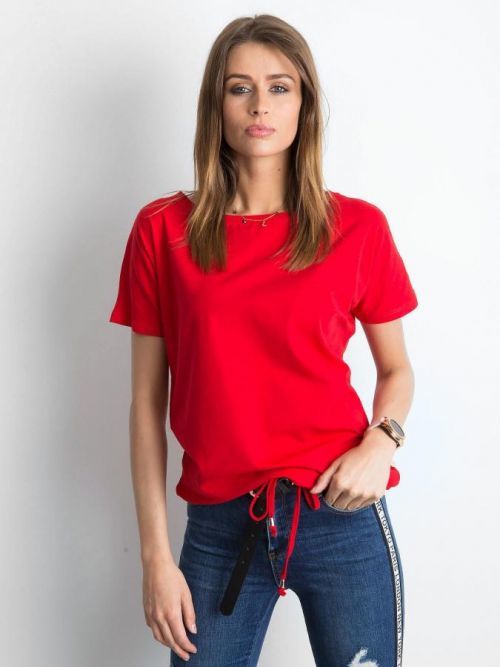 DÁMSKÉ ČERVENÉ TRIČKO RV-TS-4834.91P-RED Velikost: XS