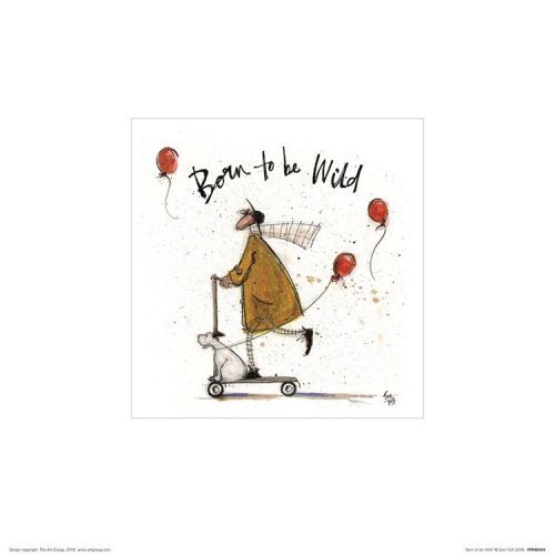 PYRAMID INTERNATIONAL Obrazová reprodukce Sam Toft - Born to be Wild, (30 x 30 cm)