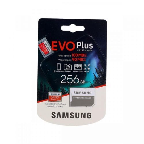 Paměťová karta Samsung micro SDXC karta 256GB EVO Plus 61733