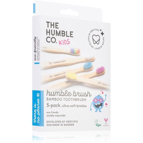 HUMBLE Brush Kids bambusový zubní kartáček ultra soft pro děti 5 ks