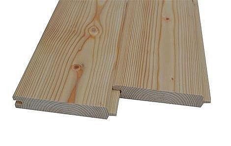 Fasádní palubky klasický profil SIBIŘSKÝ MODŘÍN 20 × 120 × 3000 mm