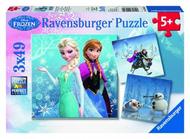 Ravensburger Puzzle Disney Ledové království: dobrodružství na sněhu - 3x