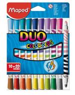Dětské fixy Maped Color'Peps Duo - 10 oboustranných fixů