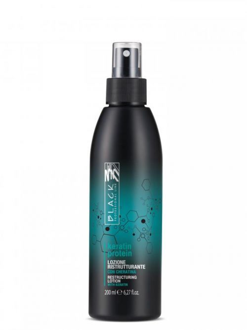 Bezoplachový sprej pro poškozené a oslabené vlasy Black Keratin Protein - 200 ml (400005) + DÁREK ZDARMA