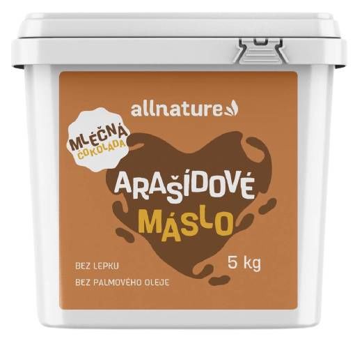 Allnature Arašídové máslo s mléčnou čokoládou 5kg