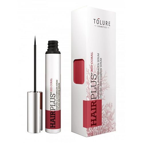 Tolure Cosmetics Veganské sérum na řasy a obočí Hairplus Red Coral 3 ml