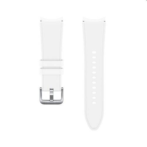 Náhradný športový remienok s ryhovaním pre Samsung Galaxy Watch4 (veľkosť M/L), white