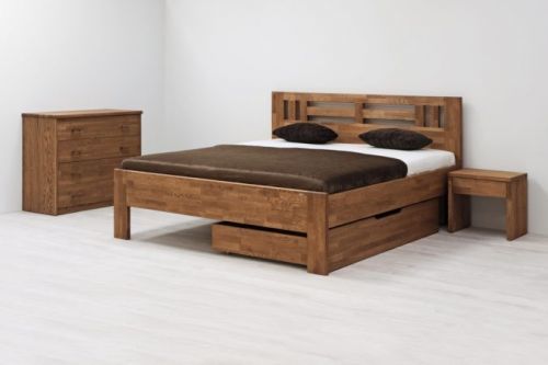 BMB ELLA MOON - masivní dubová postel