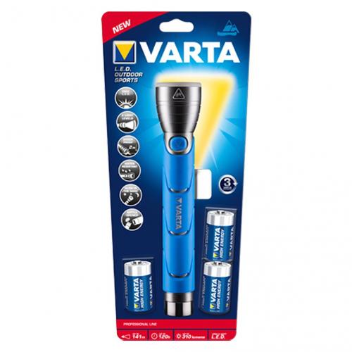 Flashlight LED OUTDOOR SPORTS (+3xC) 310lm VARTA