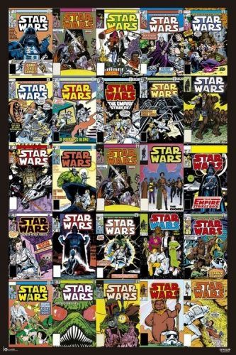 GRUPO ERIK Plakát, Obraz - Star Wars - Covers, (61 x 91.5 cm)