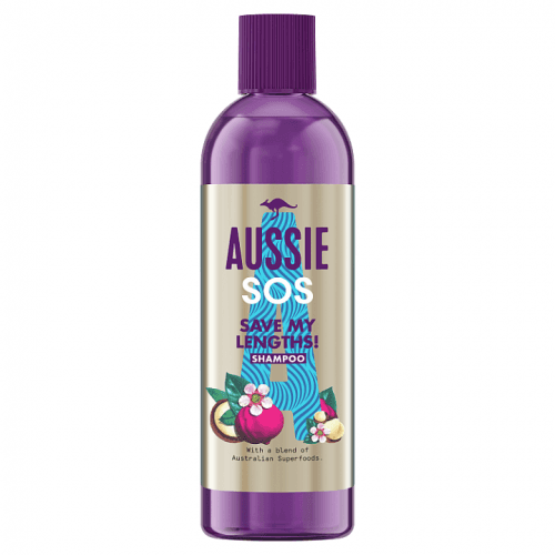 Aussie SOS Save My Lengths! Šampon Pro Poškozené Vlasy V Ohrožení, 290ml