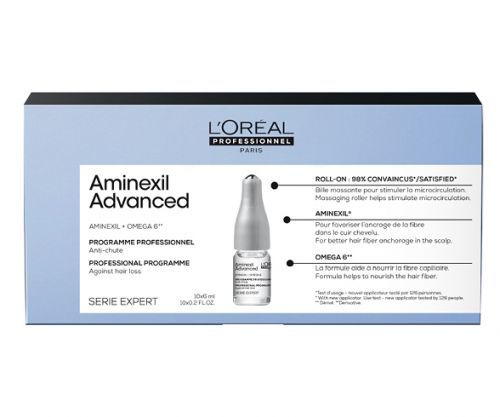Intenzivní kúra proti padání vlasů Loréal Professionnel Serie Expert Aminexil Advance - 10 x 6 ml - L’Oréal Professionnel + DÁREK ZDARMA