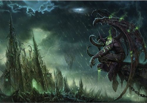 ABY STYLE Plakát, Obraz - World of Warcraft - Illidan Stormrage, (91.5 x 61 cm)