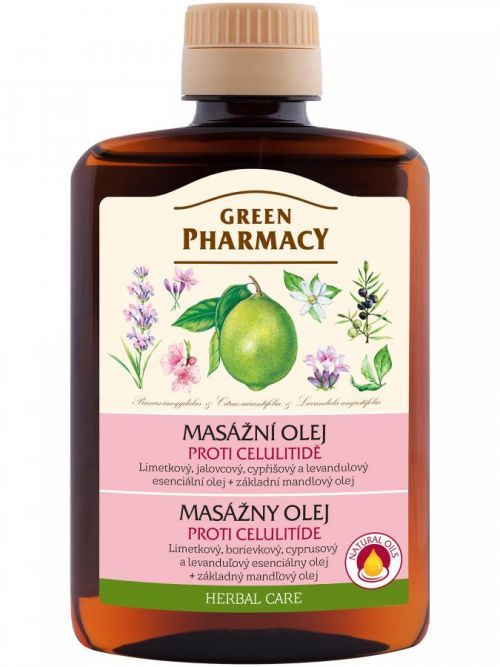 Masážní olej proti celulitidě Green Pharmacy - 200 ml