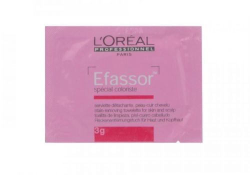 Ubrousky pro odstranění barvy z pokožky a oděvů Loréal Efassor - 1 ks - L’Oréal Professionnel
