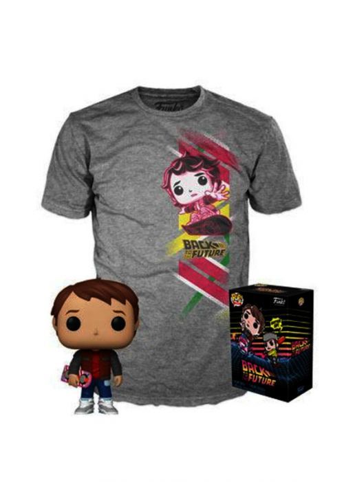 Funko POP! & Tee Box Back to the Future - Marty L (Exclusive)