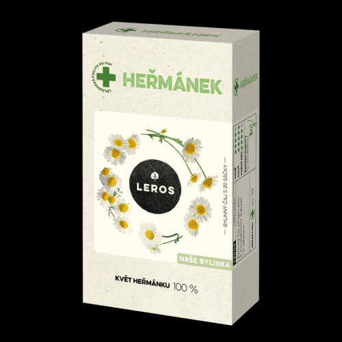 LEROS Heřmánek bylinný čaj 20 sáčků
