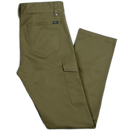 kalhoty BRIXTON - Fleet Cargo Pant Olive (OLIVE) velikost: 31
