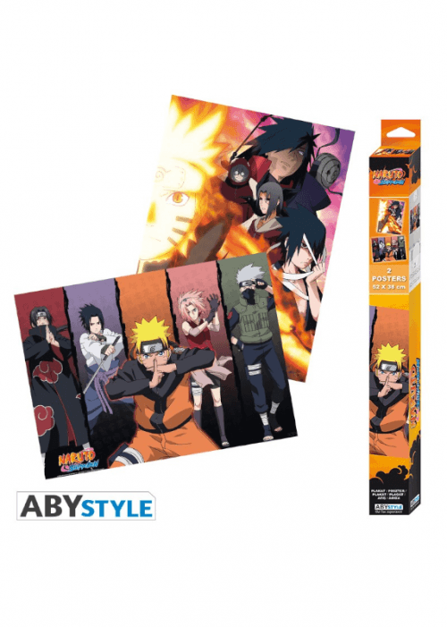 Plakát 2x Naruto Shippuden - Groups