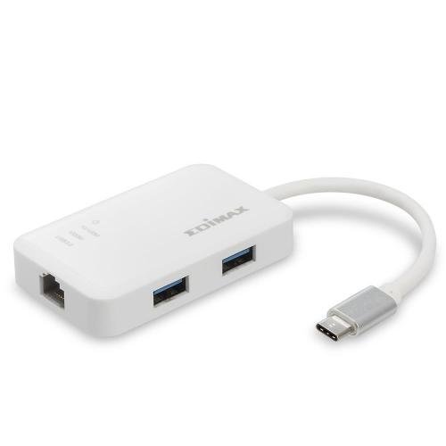 Edimax USB-C to 3-Port USB 3.0 Gigabit Ethernet Hub