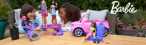 Mattel Barbie Dreamhouse Adventures Transformující se auto