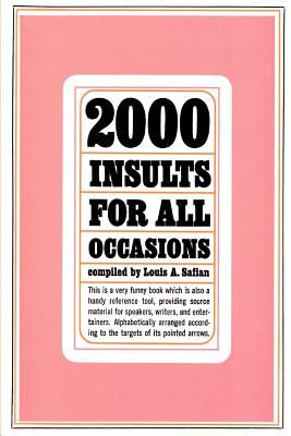 2000 Insults for All Occasions (Safian Louis A.)(Paperback)