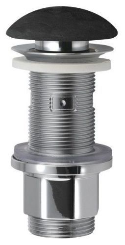 SAPHO BLOK umyvadlová výpust 5/4“, click-clack, zátka černý marquin, mat 2401-931