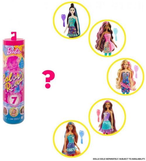 Mattel Barbie Color Reveal s konfety