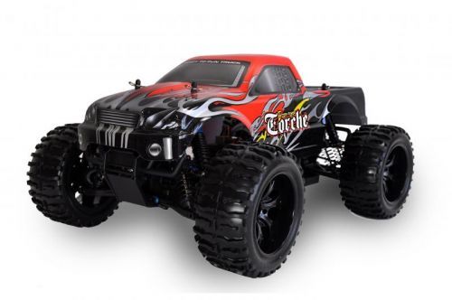 TORCHE MonsterTruck 4WD, 1:10, plně proporcionální, olejové hliníkové tlumiče, RTR + sleva 500,- na příslušenství