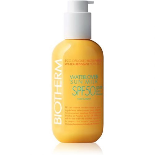 Biotherm Waterlover Sun Milk voděodolné mléko na opalování SPF 50 200 ml