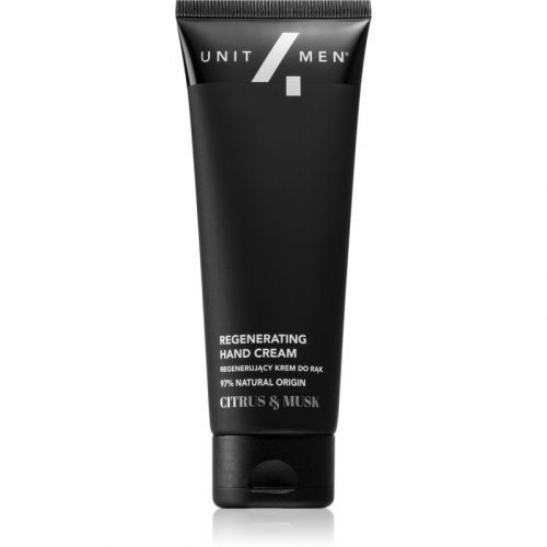 Unit4Men Regenerating hand cream regenerační krém na ruce Citrus and Musk 75 ml