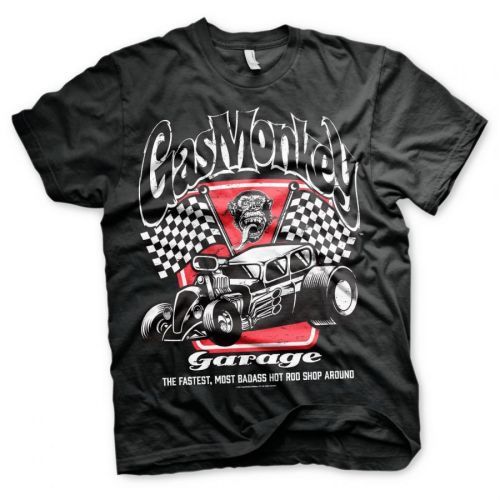 Triko Gas Monkey Garage Badass - černé, 3XL