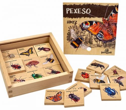 Lesní svět Pexeso Klasické - Z říše hmyzu