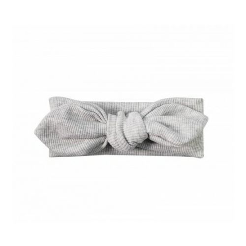 Lullalove Čelenka s mašlí - světle šedá S