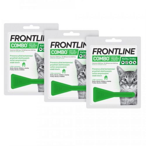 FRONTLINE Combo Spot-on pro kočky 1x 0,5 ml 3 ks