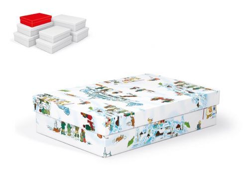 MFP 5370756 Krabice dárková vánoční A-V005-BL 26x17x6cm