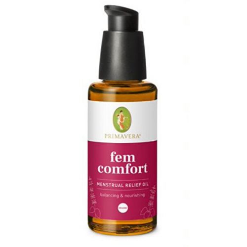 Primavera Vyrovnávající masážní olej pro ženy při menstruaci či hormonálních výkyvech Fem Comfort 50 ml