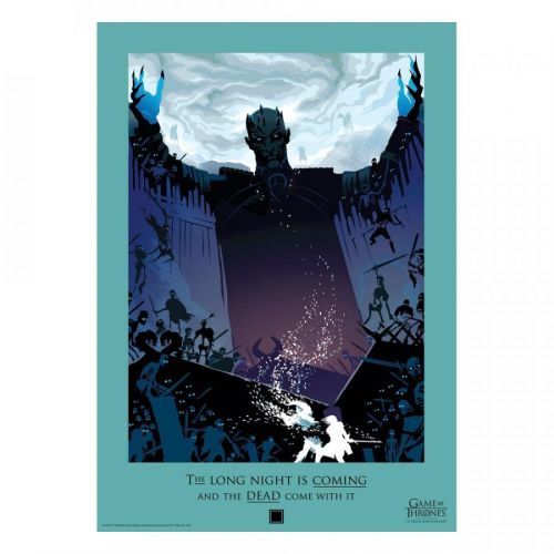 FaNaTtik | Game of Thrones - Art Print Night King (Limited Edition) 42 x 30 cm