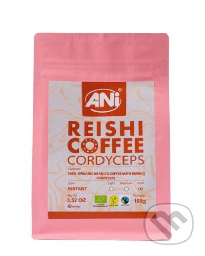 ANi Reishi Bio Coffee Cordyceps 100g instantná 1 + 1 zadarmo - Ani