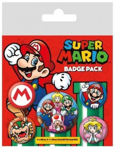 Set odznakov - Super Mario - EPEE