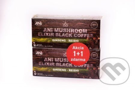ANi Mushroom Elixir coffee Ginseng-Reishi 20x3g 1 + 1 zadarmo - Ani