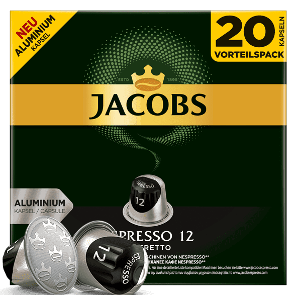 Jacobs Espresso Ristretto kapsle pro Nespresso 20ks