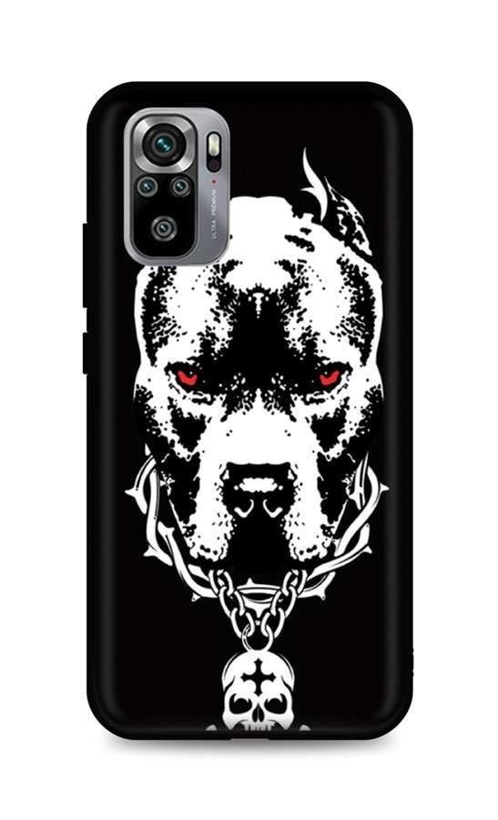 Kryt TopQ Xiaomi Redmi Note 10S silikon Fighting Dog 62382