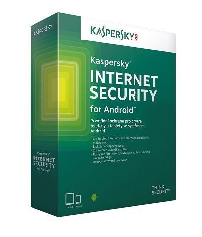 Kaspersky Internet Security pro Android CZ, 3 mobily nebo tablety, 1 rok, obnovení licence, elektronicky, KL1091OCCFR