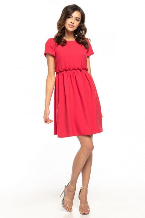 Denní šaty model 127929 Tessita - 38/M - malinově červená