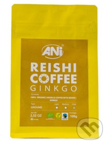 ANi Reishi Bio Coffee Ginseng 100g mletá 1 + 1 zadarmo - Ani